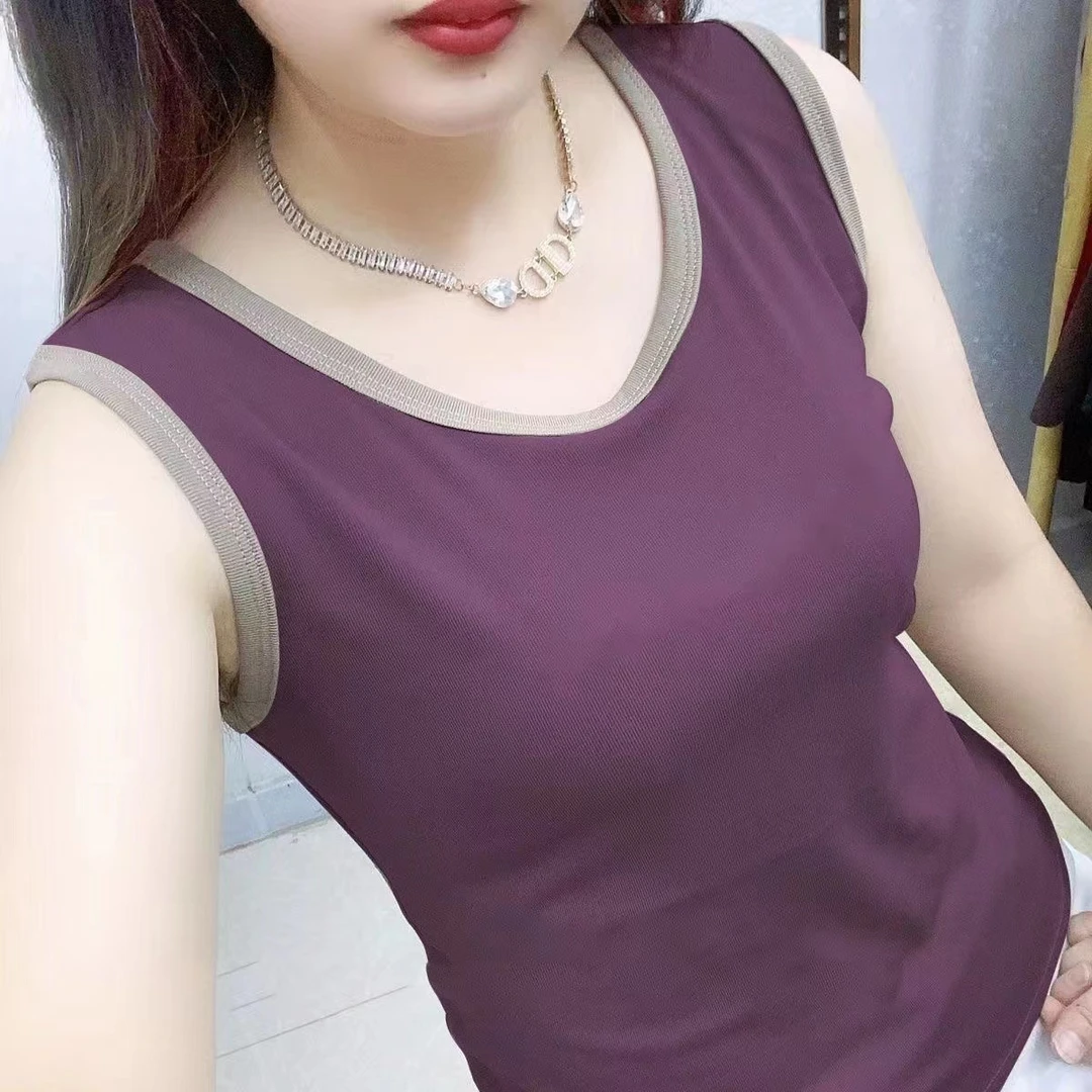 韩版纯棉吊带背心女外穿打底修身百搭显瘦无袖上衣小背心内搭夏季