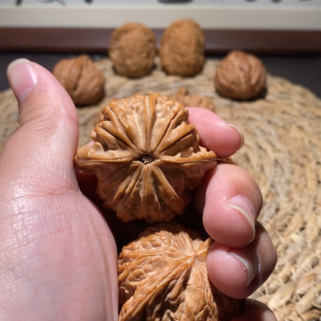 加***带吊坠桃核43磨盘全品