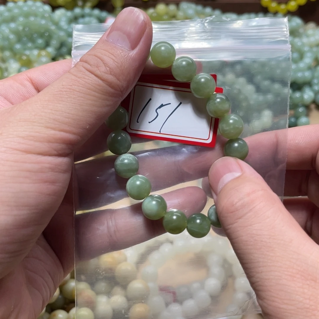 蛇纹石玉未镶嵌手链