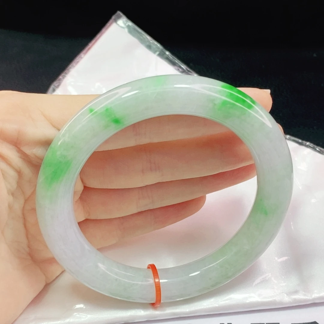 未镶嵌手镯翡翠61圆镯