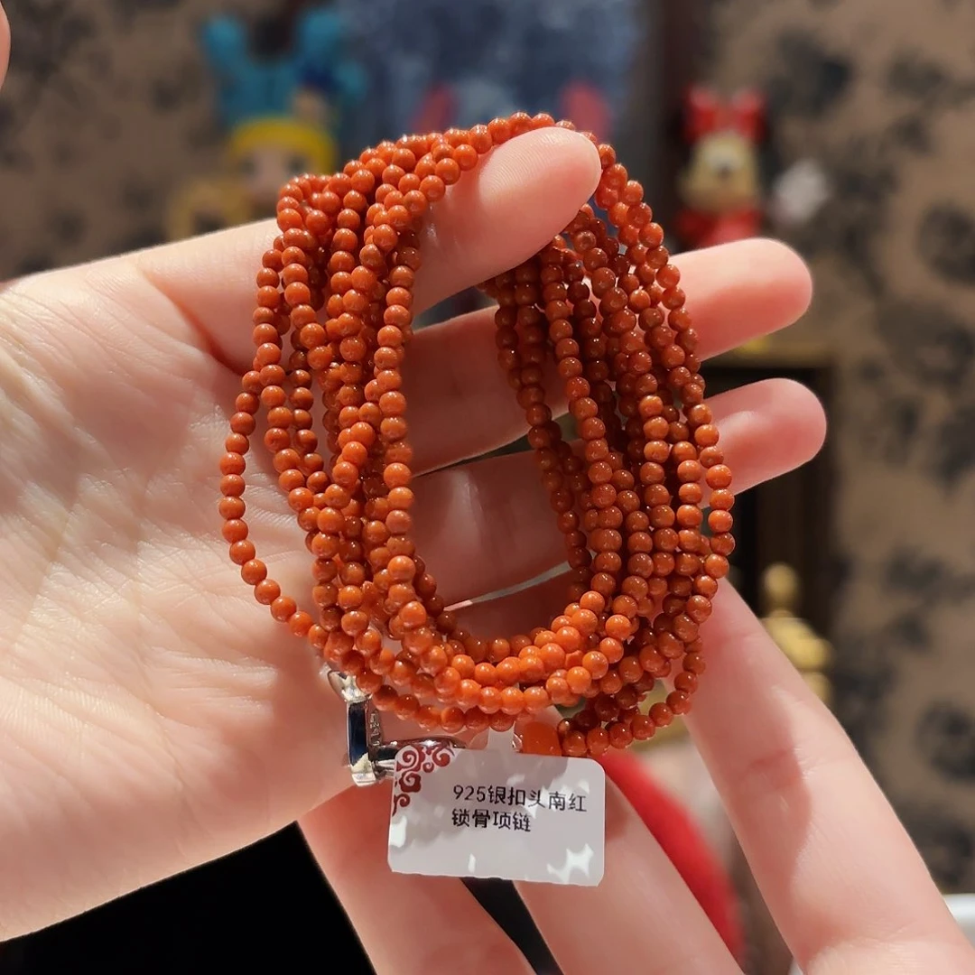 颈饰未镶嵌南红玛瑙多样性发其一