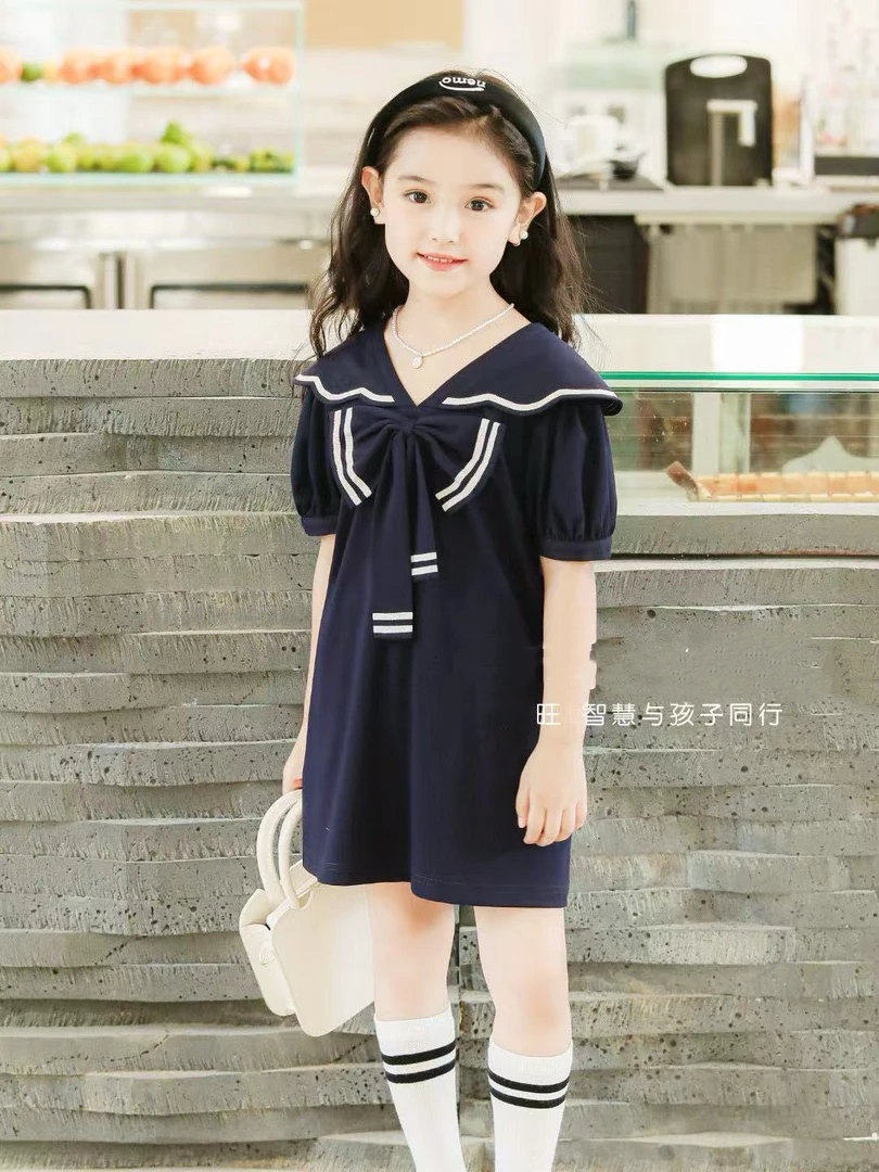 20663高端潮流时尚百搭休闲童装时尚连衣裙B10-3-4