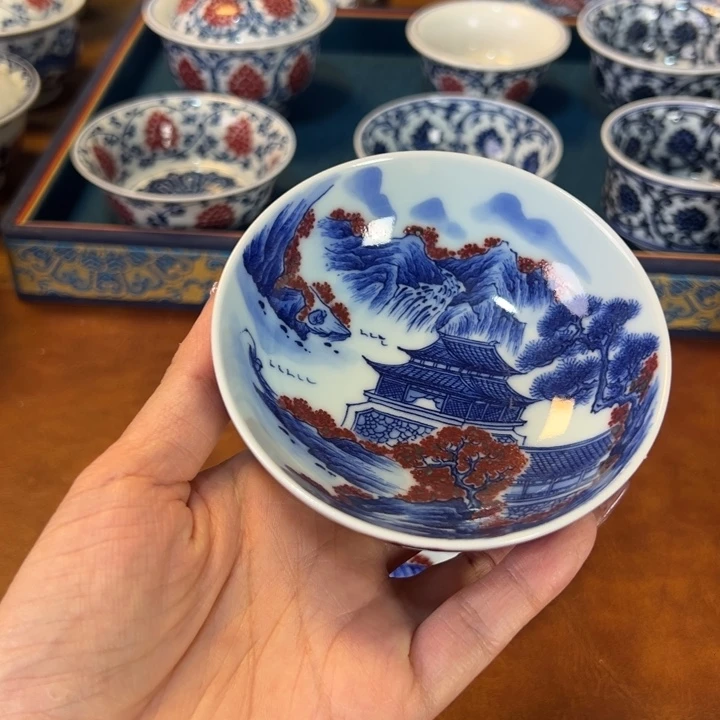 瓷片景德镇陶瓷手工手绘