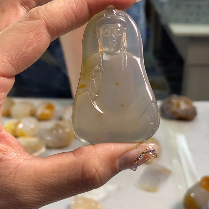 玛瑙/玉髓吊坠(不含链)未镶嵌