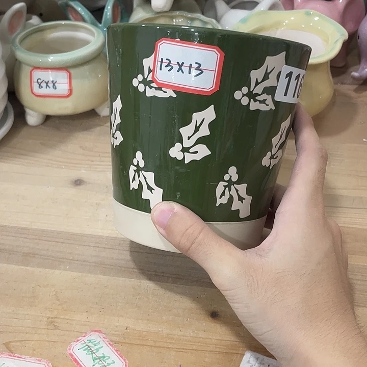 陶瓷花盆全场12包邮