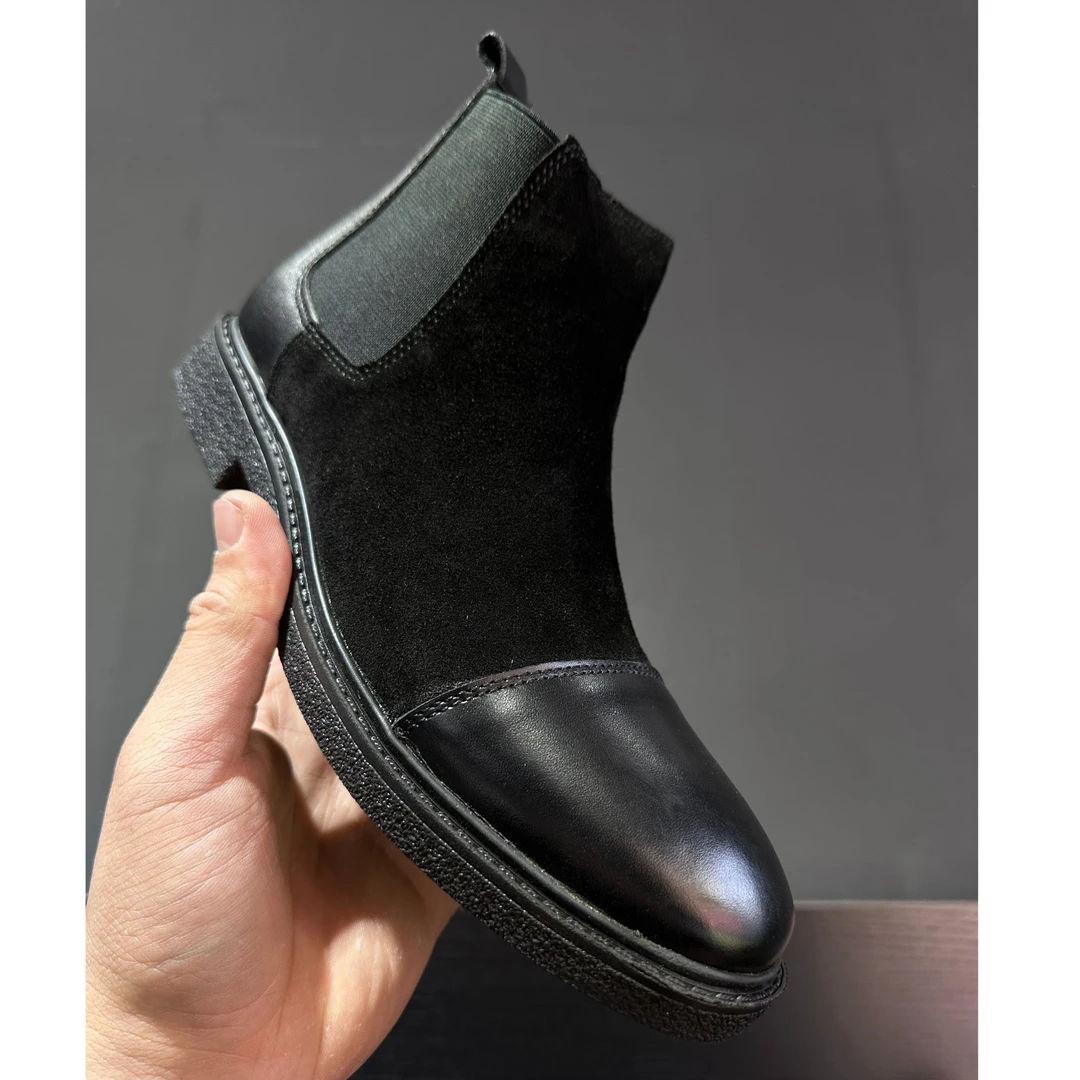 菲尔切尔西牛皮鞋子815 C9加绒