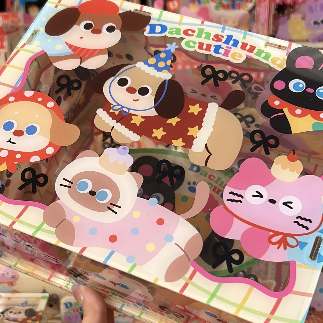 【腊肠萌宠】亚克力片片DIY卡通立牌冰箱贴亚克力饰品周边