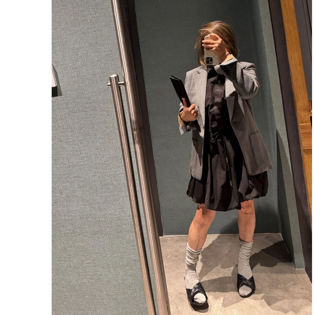 COCOLINDA | 100%棉老钱翻领西装外套C3445