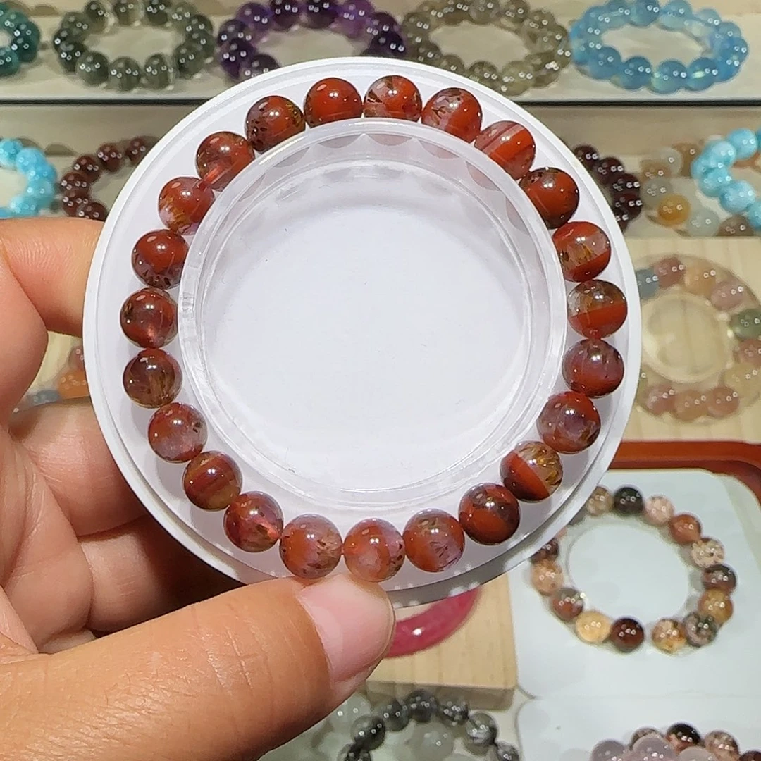 水晶手链未镶嵌激光手链