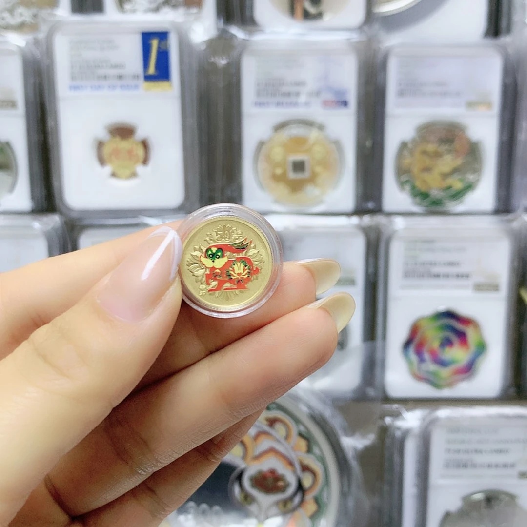 【闪购商品】纯金2011彩金兔原证配盒