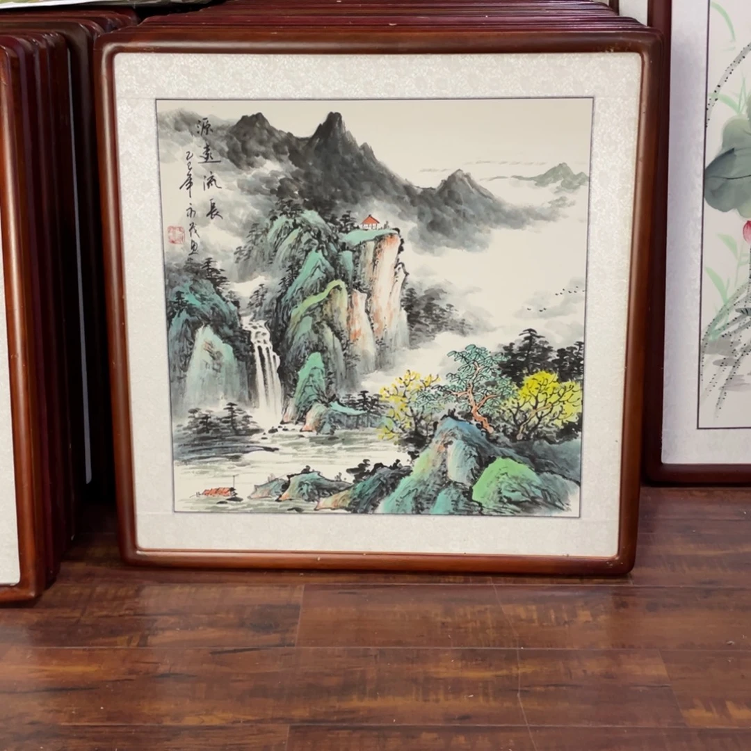 国画带框尺寸63*63厘米