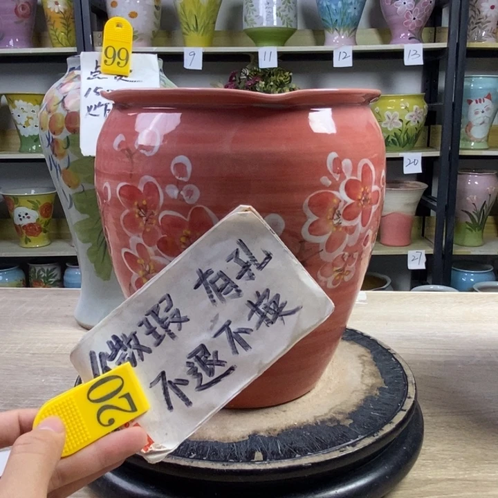 景德镇高温陶瓷花盆