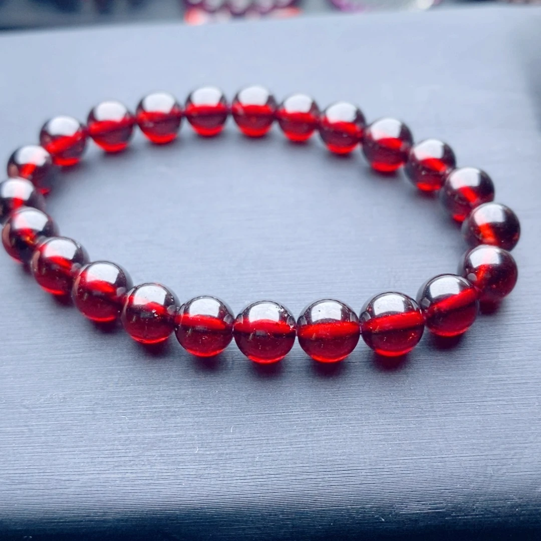 手链未镶嵌石榴石天然7毫米中高品亏米