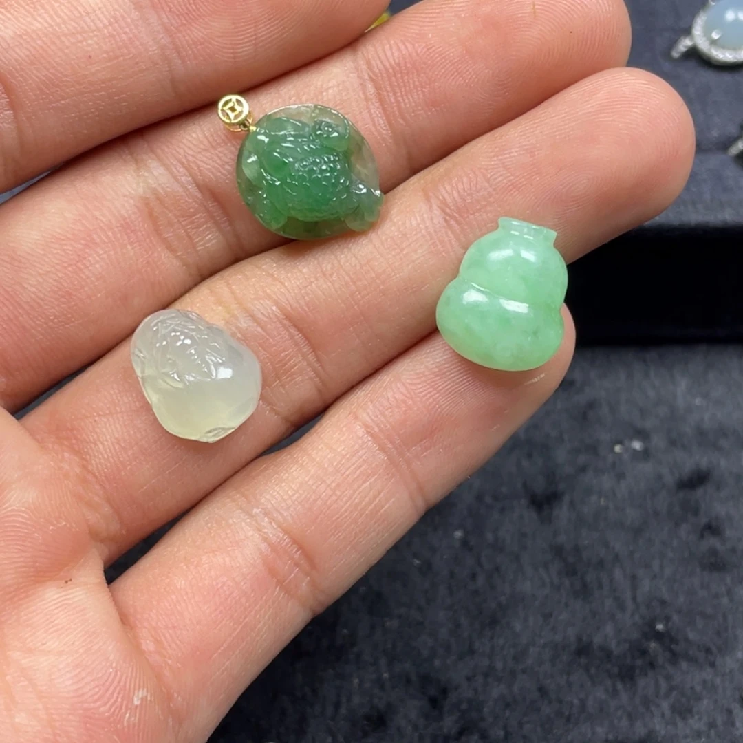 翡翠银S925镶嵌戒指