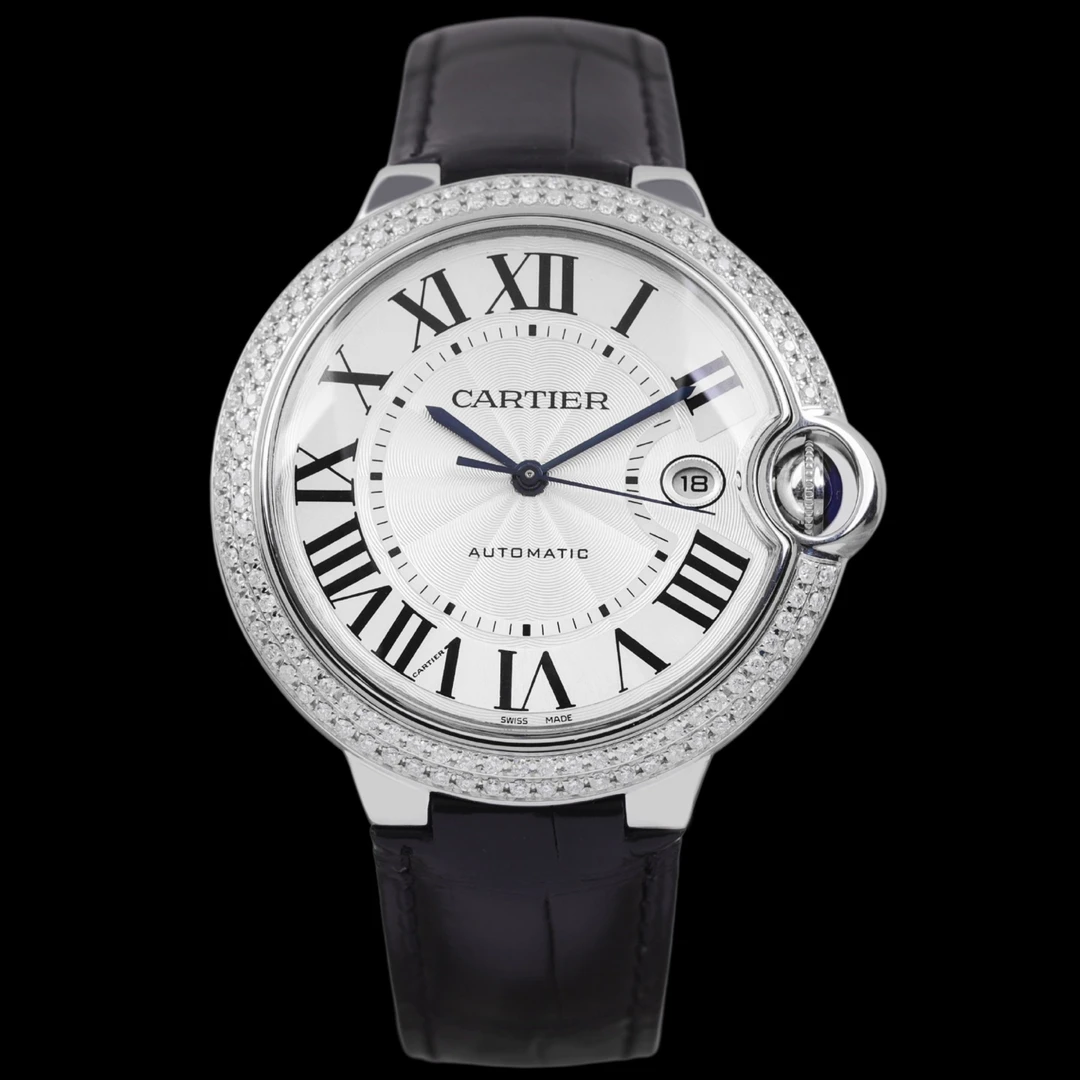 99新 Cartier/卡地亚 大牛/二手单表/W69012Z4后钻蓝气球/42盘/