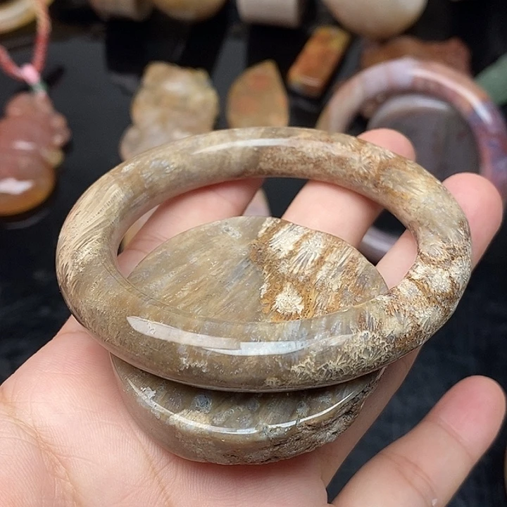 硅化玉未镶嵌颈饰54:6