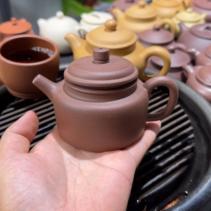 茶壶紫砂底槽清德钟180cc