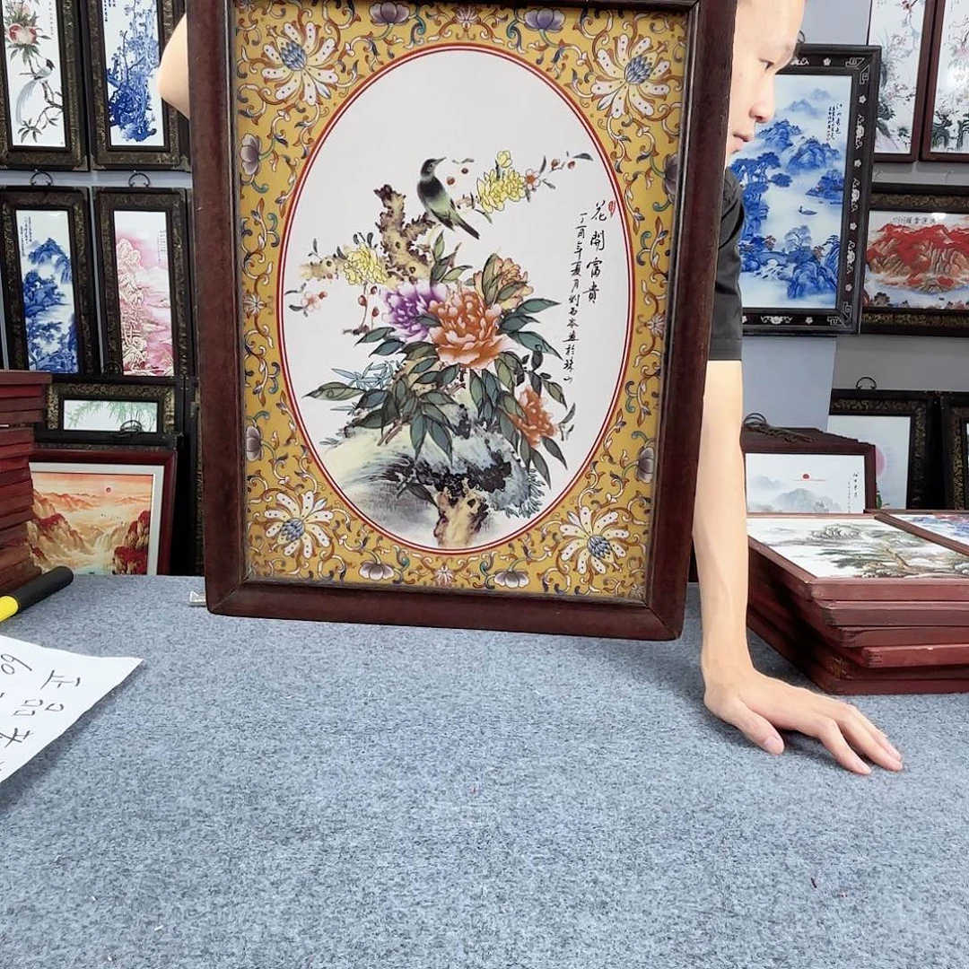 摆件景德镇陶瓷瓷板画