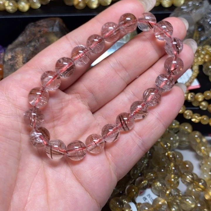 未镶嵌手链水晶天然发晶