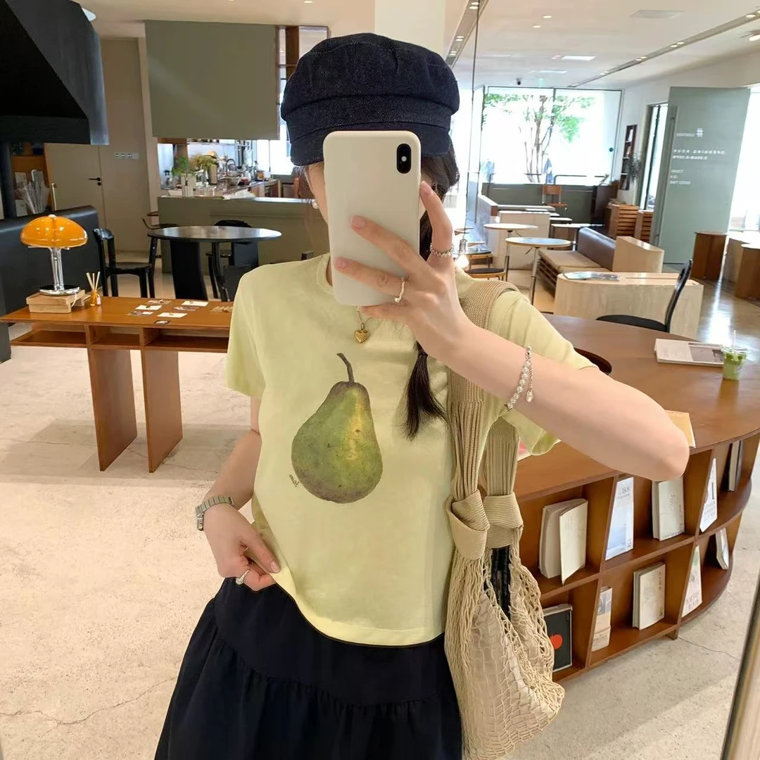 常规清新梨子T恤
