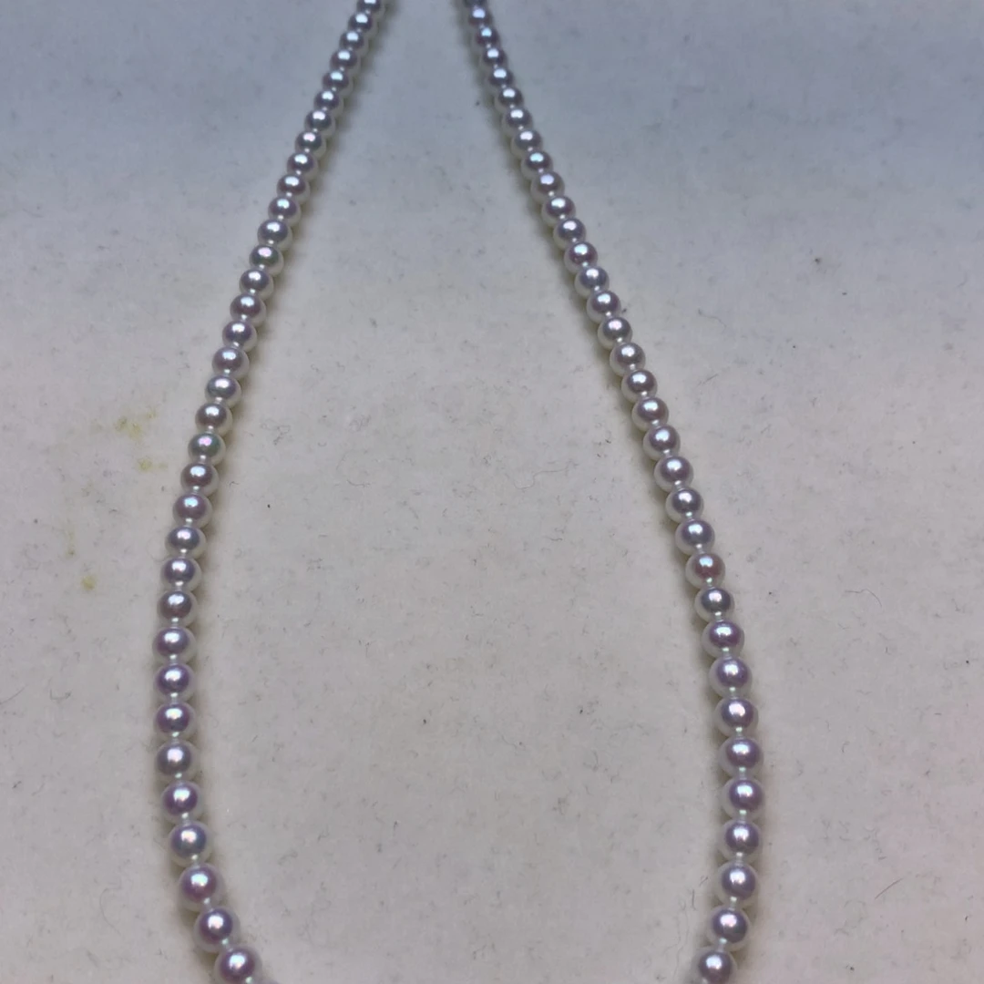 颈饰银S925镶嵌淡水珍珠