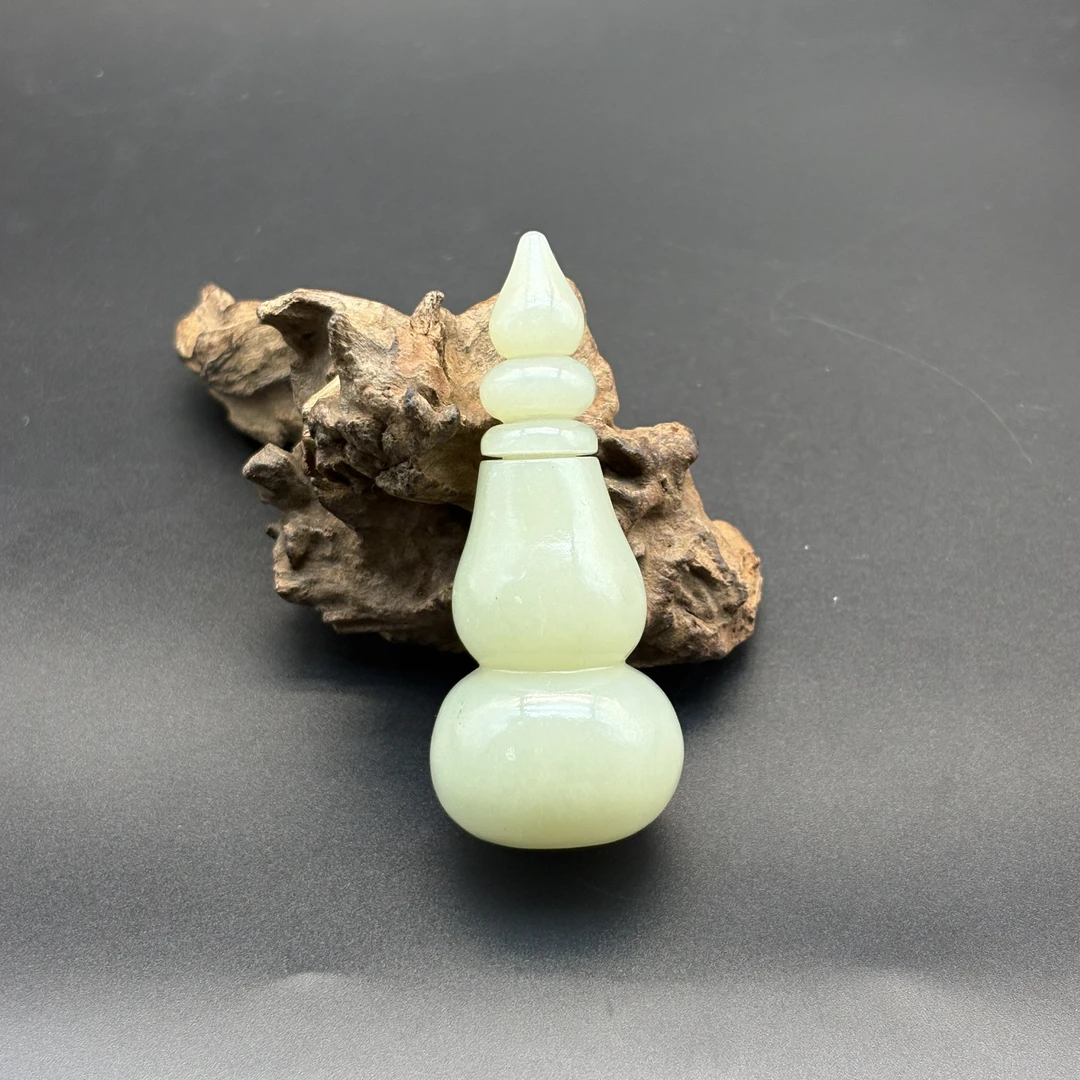 《清代》和田玉福禄  山东文物商店泰运 ZZXCCH523980