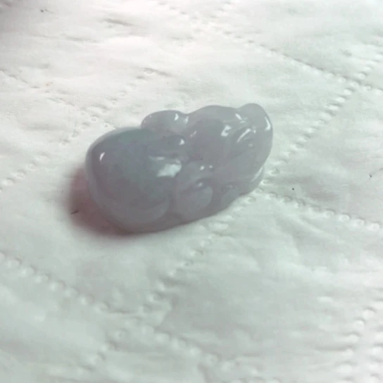 翡翠未镶嵌颈饰宁**庸吊坠