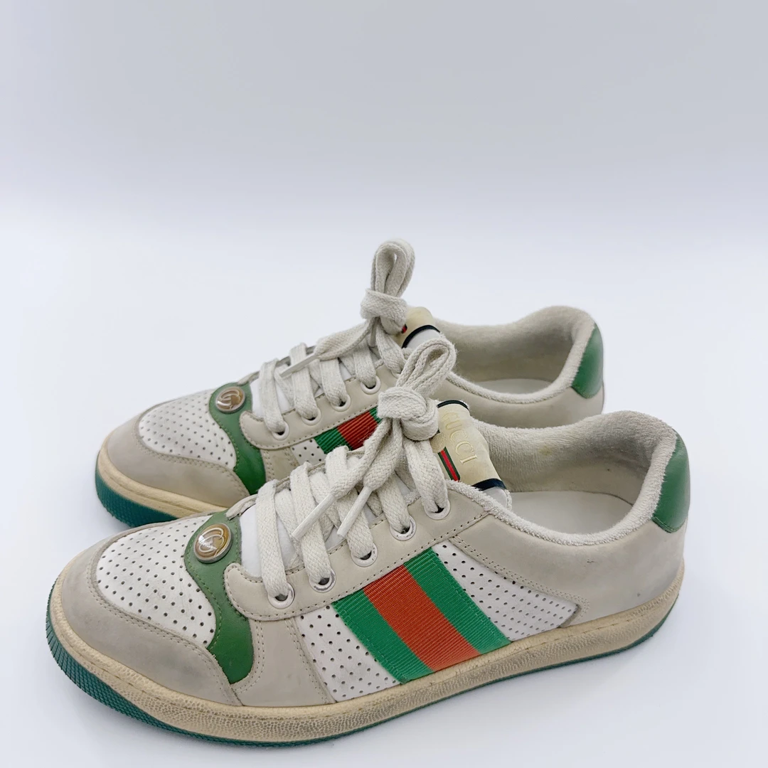 95新 GUCCI/古驰 37码/脏脏鞋01854