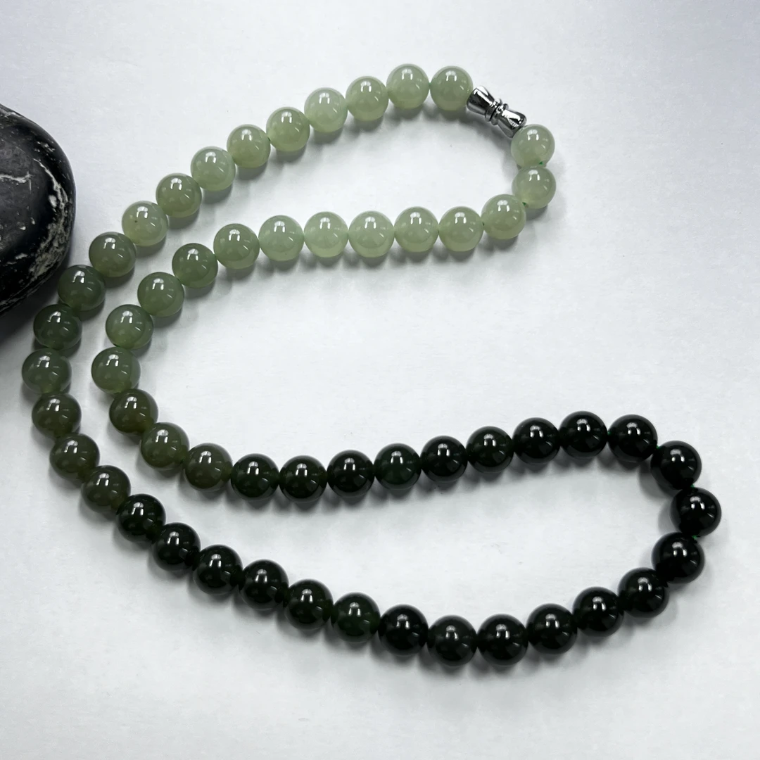 和田玉渐变色款项链