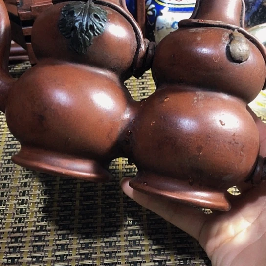 紫砂茶壶原矿泥料手工制作纸砂壶。