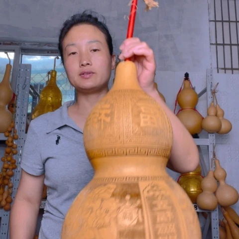 顺***?天然植物葫芦文玩