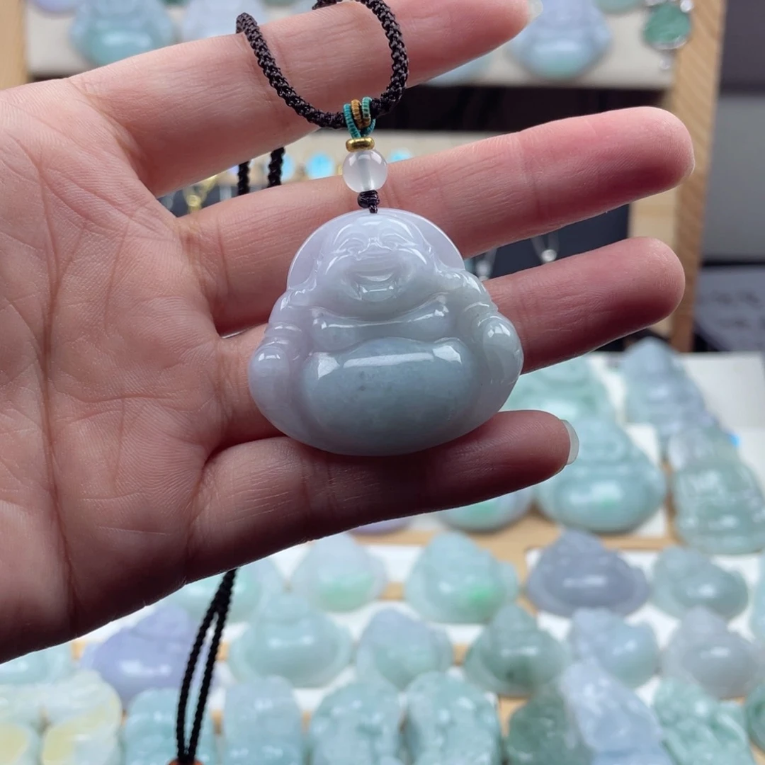 颈饰未镶嵌翡翠34尺寸佛公厚装