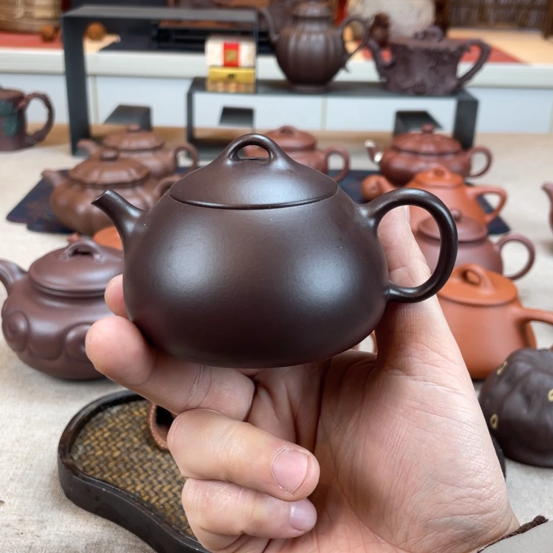 紫砂茶壶心**陈保原矿品质手工制作直播间
