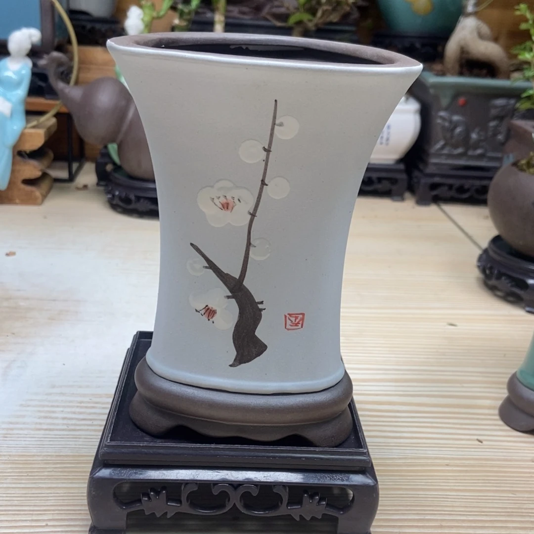 瓷片陶瓷花盆陶瓷艺术