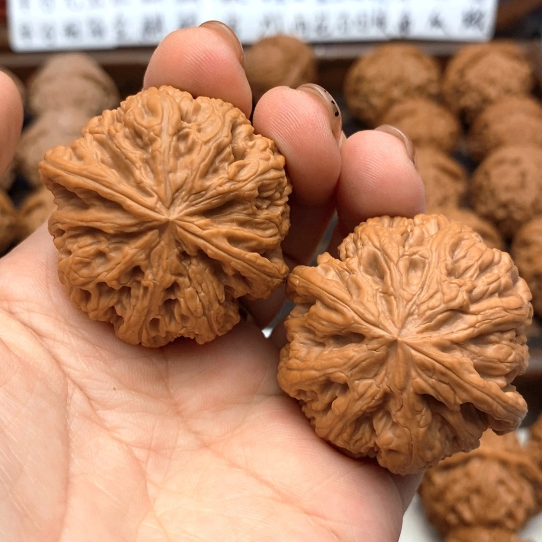 把件文玩核桃41尺全品平谷粗筋