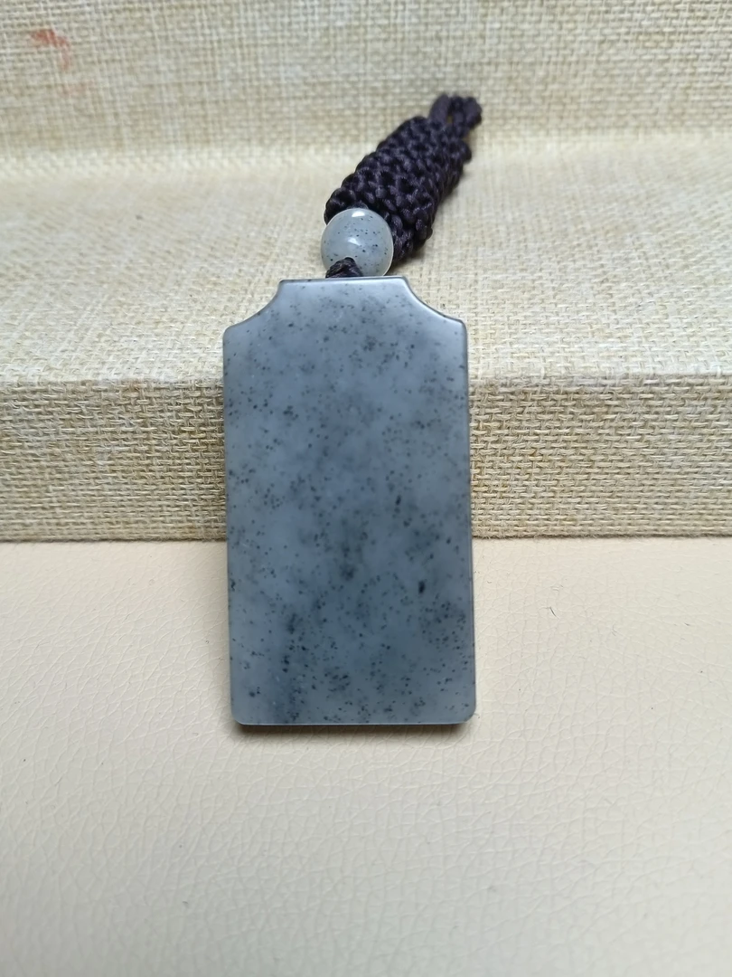 青花平安无事牌纯精美百搭仿古款