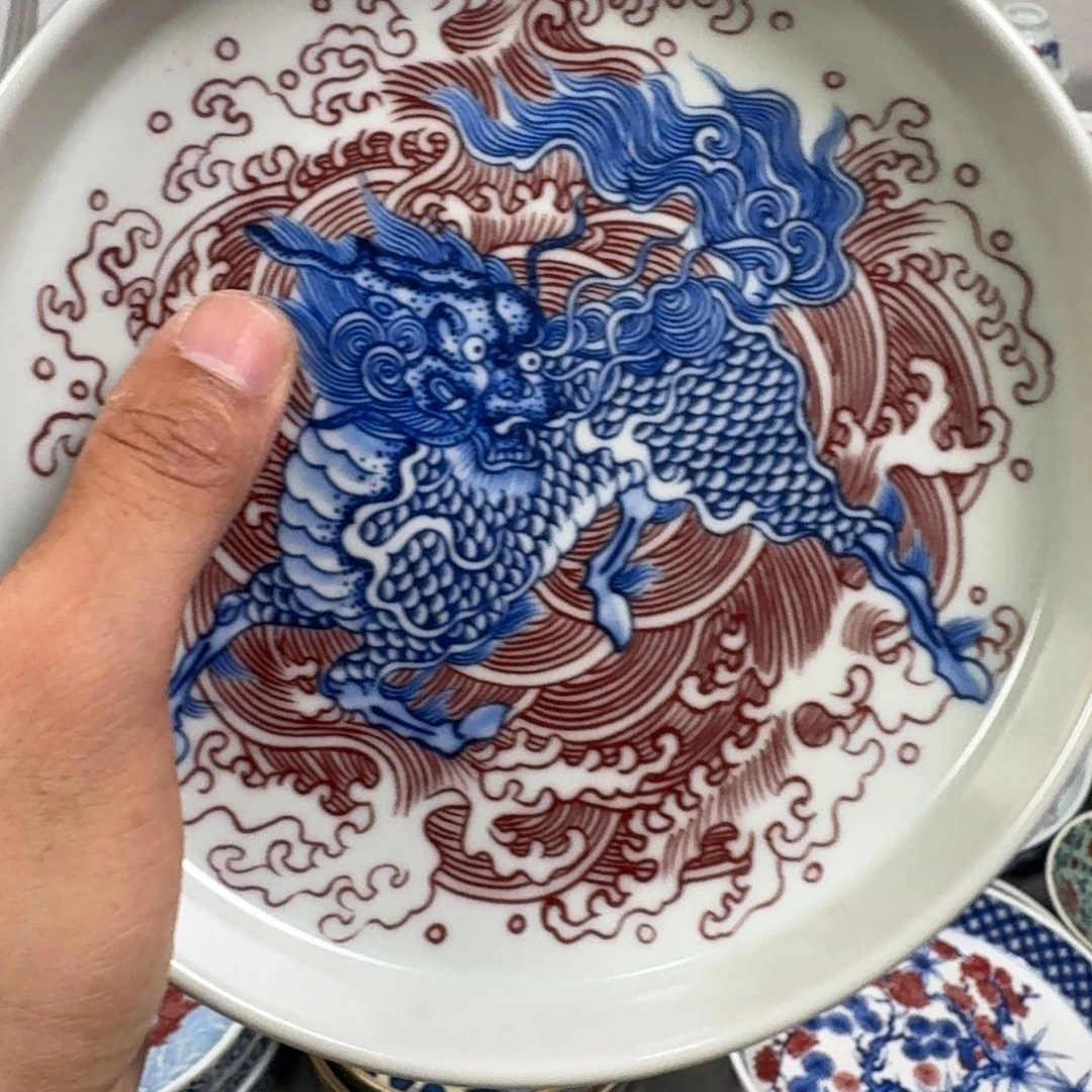杯麒麟踏浪大壶承