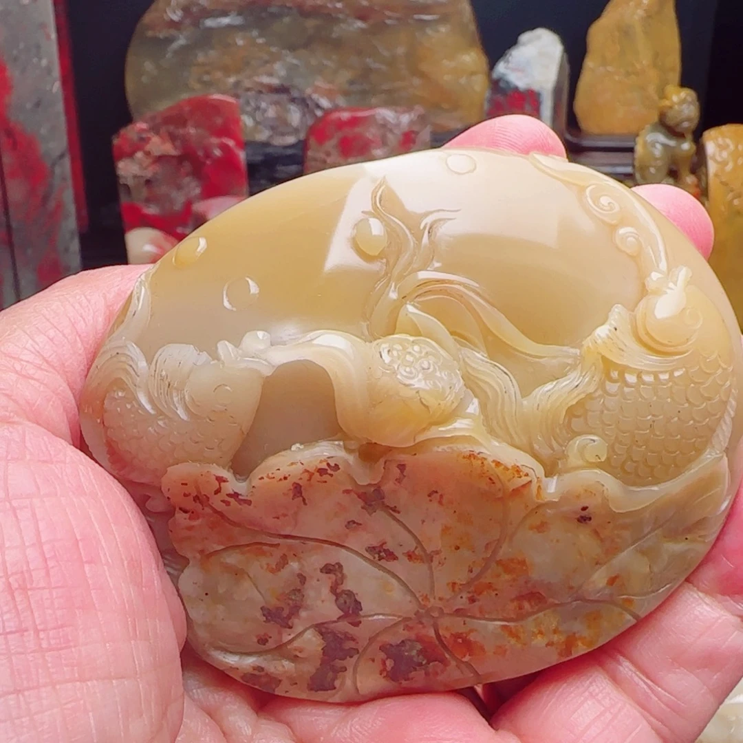 昌化石田黄石手玩