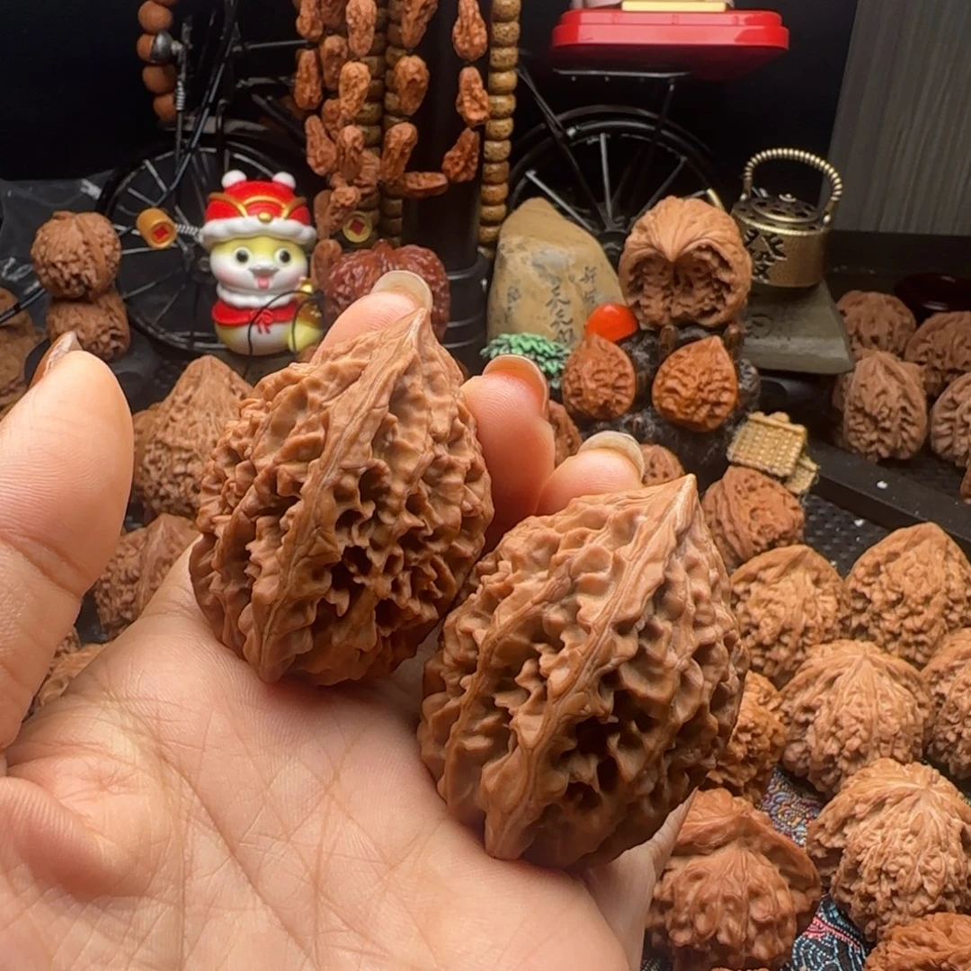 文玩核桃把件全品招财鼠柳叶鼠36