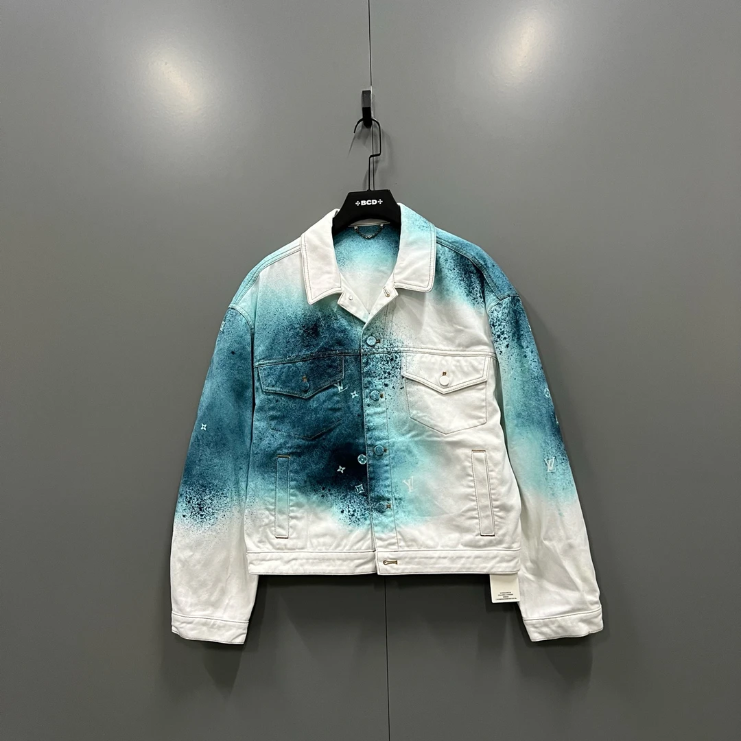 95新 LouisVuitton/路易威登 q213 扎染星空夹克 52码/ fg207219