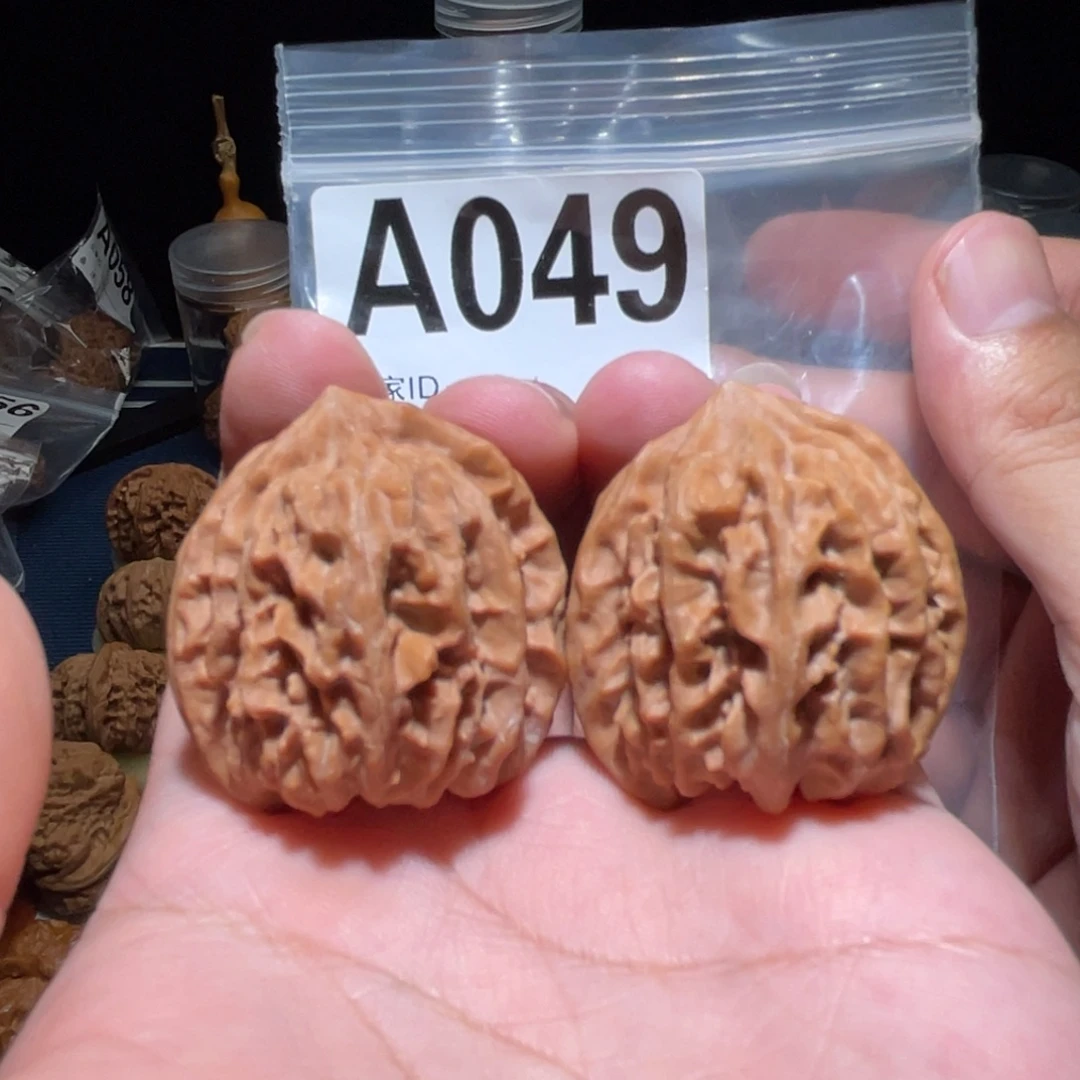 文玩核桃把件昌平山地大龙狮子头37全品