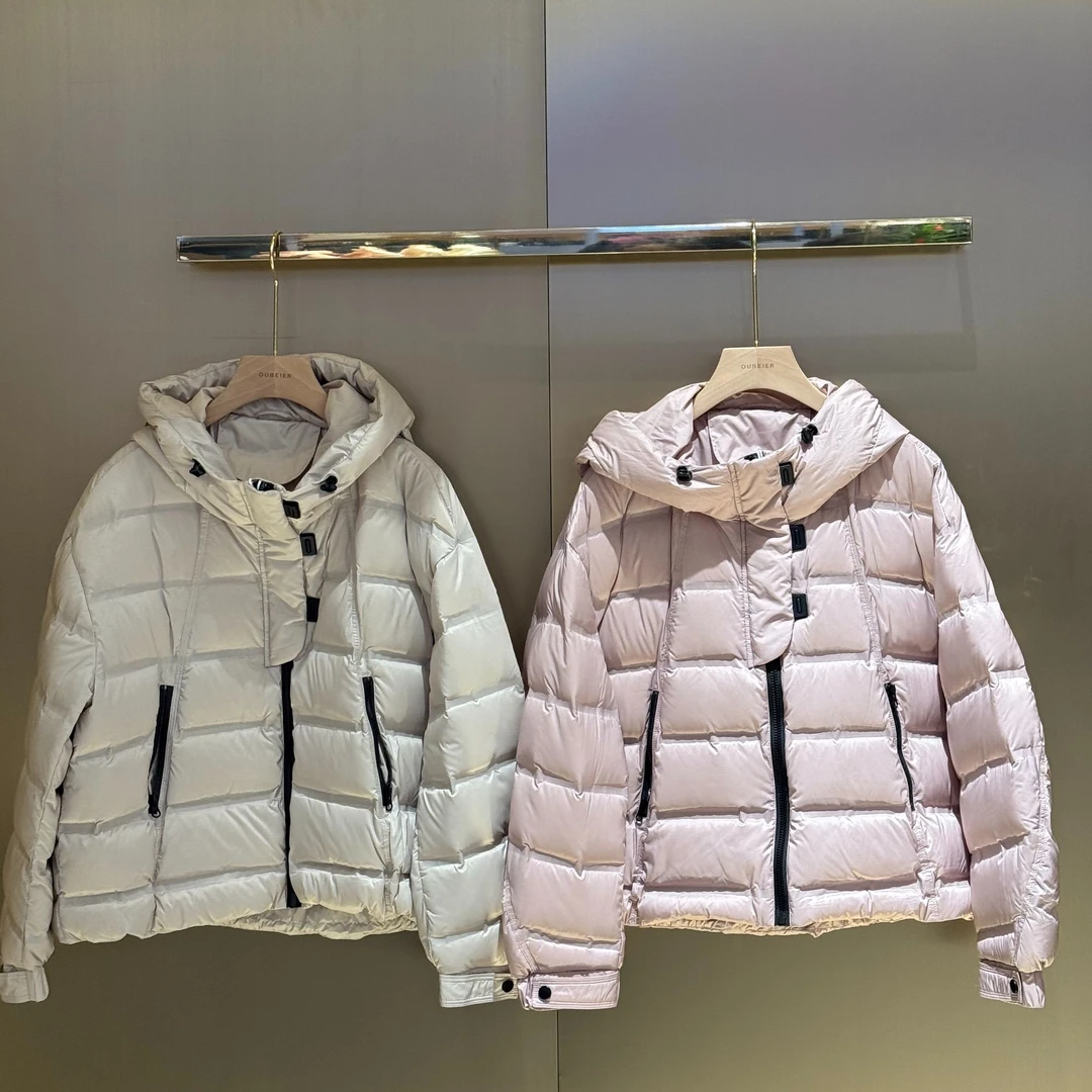 6AH35-90白鸭绒短款羽绒服