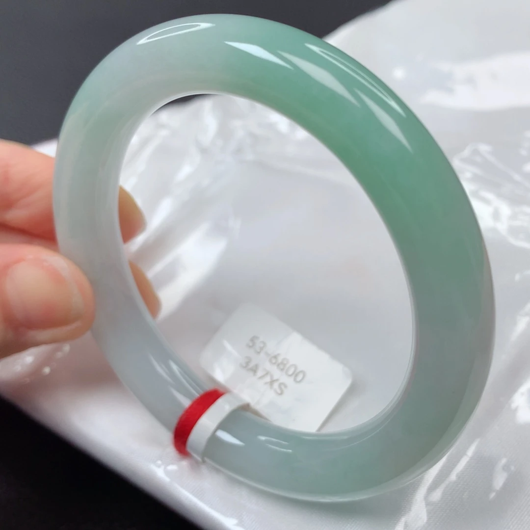 【闪购商品】翡翠手镯未镶嵌73号圆条xs53