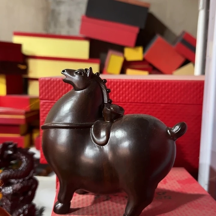 木黑檀木15胖唐马一只