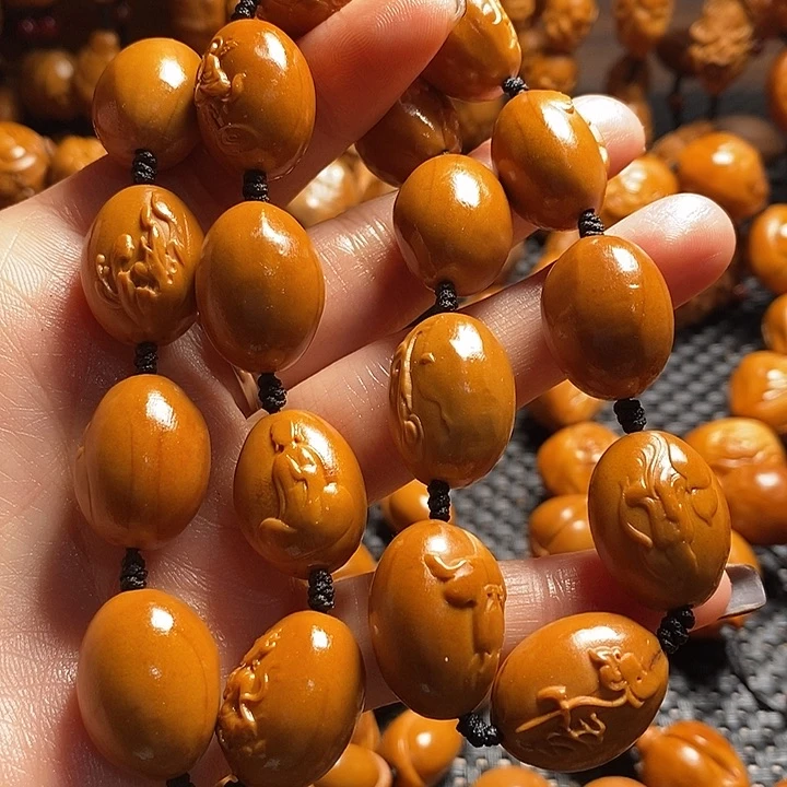 吊坠橄榄核弥***艺无相佛手持