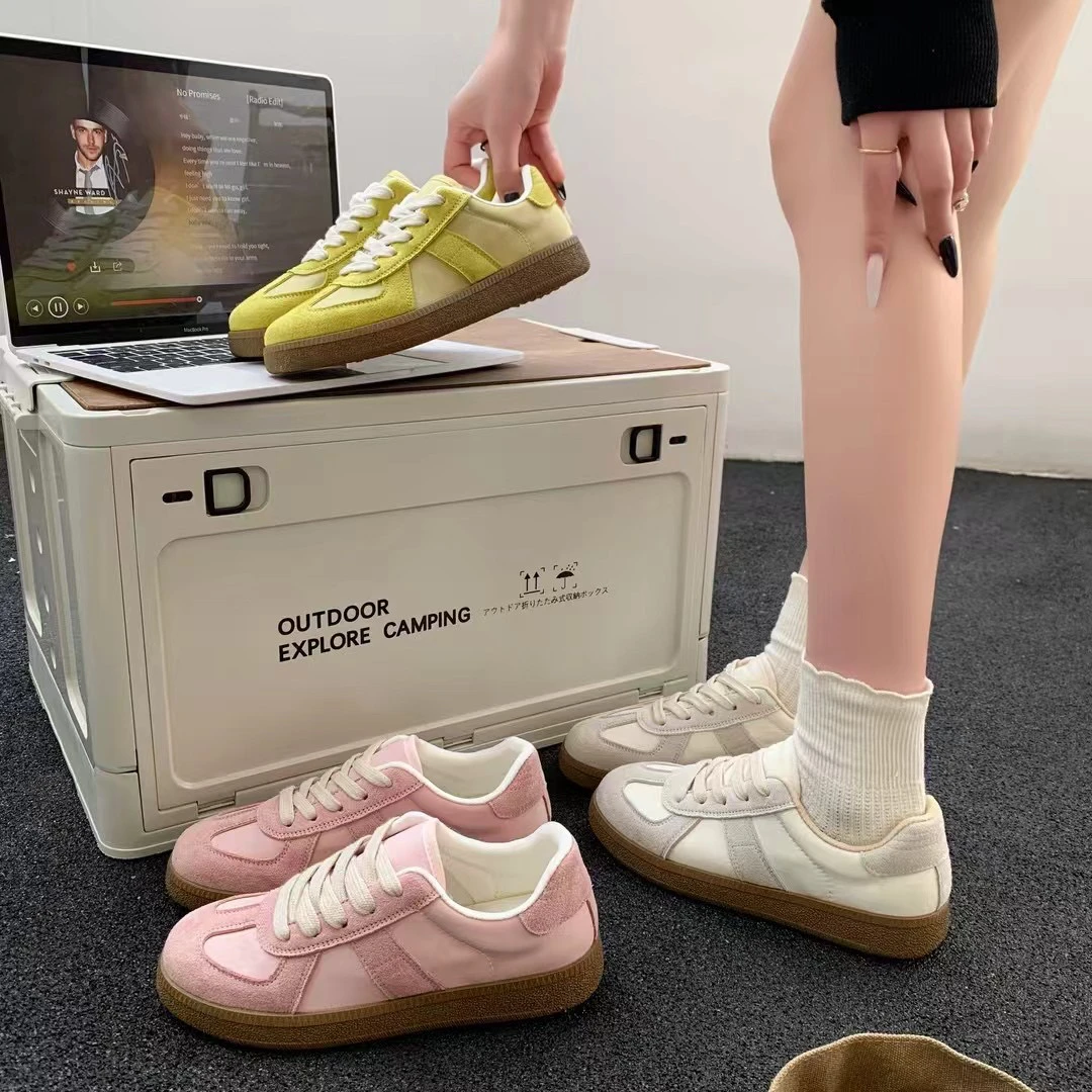 德训鞋圆头四季通用时尚休闲鞋复古运动鞋韩版女鞋夏季低帮