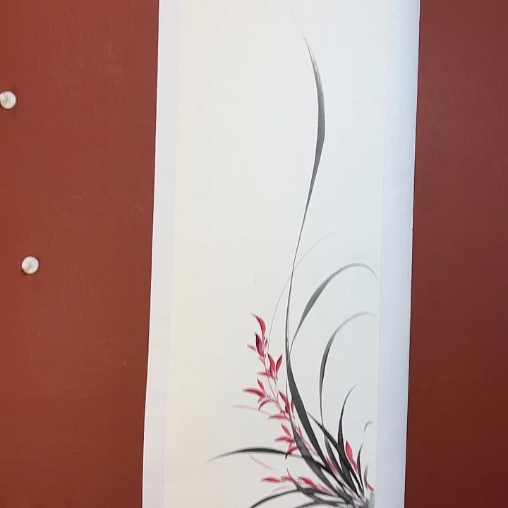 国画听兰老师花鸟