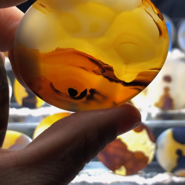 合金玛瑙/玉髓珠宝奇石124