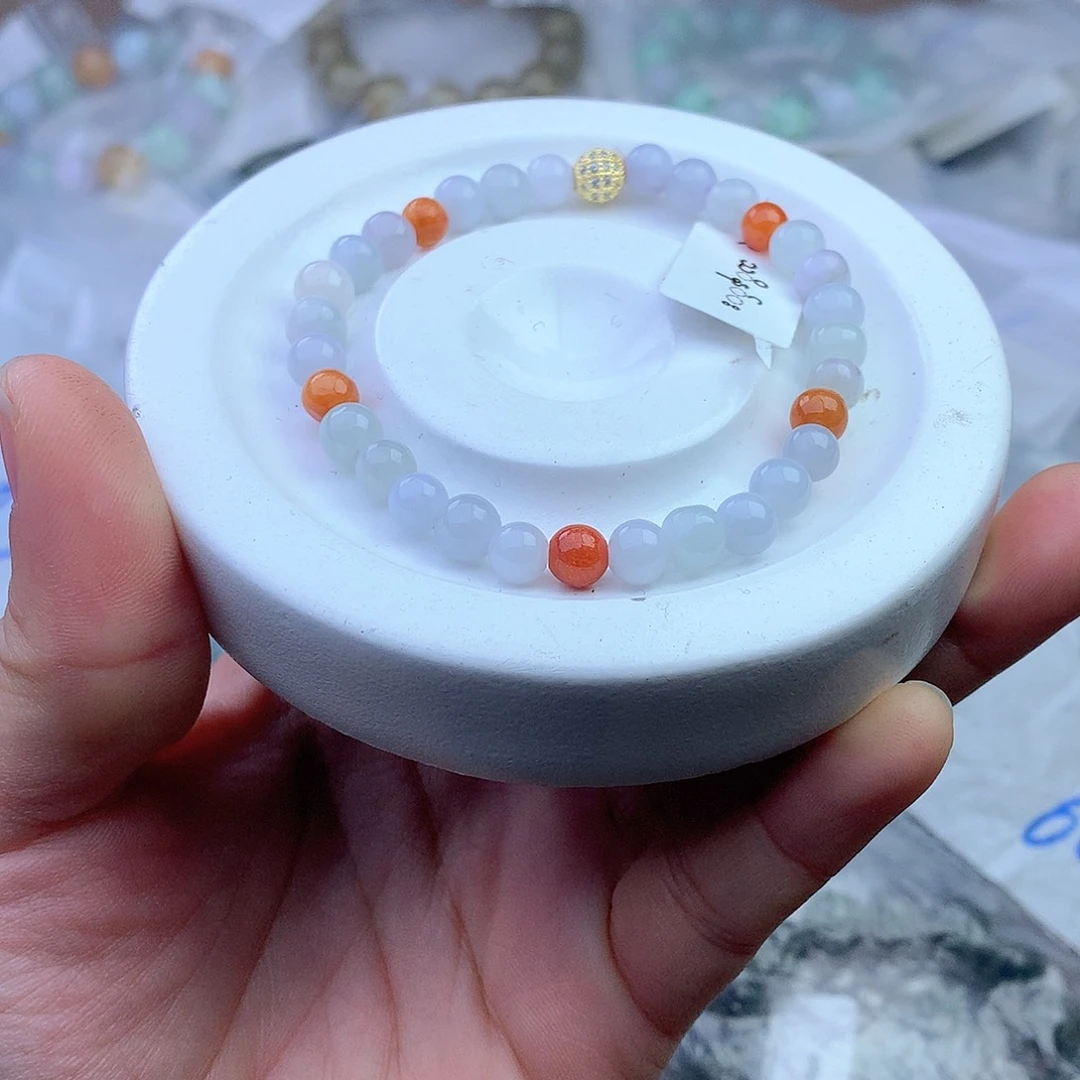 未镶嵌手链翡翠手串