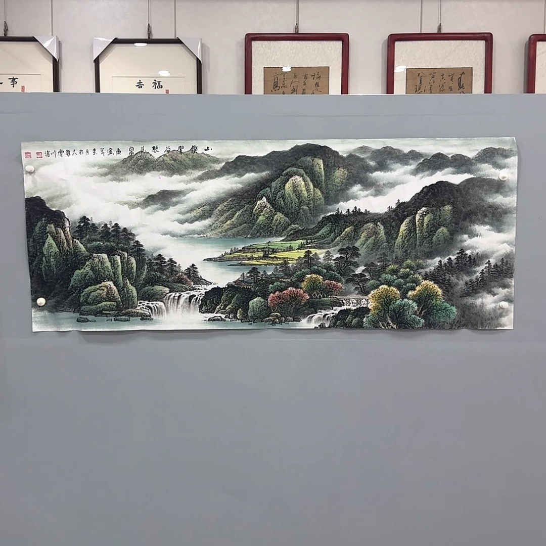 国画飞*.国画作品多次入选